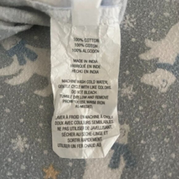 Charming Polar Bear Twin 72" Cotton Flannel Flat Sheet w/Two Pillowcases Cozy - Picture 3 of 3